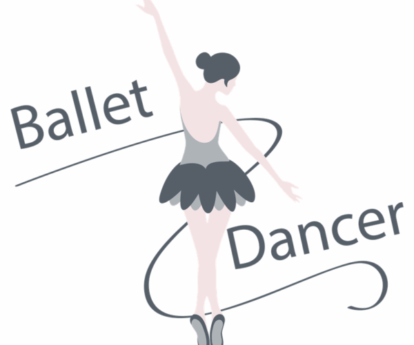 Ballet Dancer - Elegant Silhouette