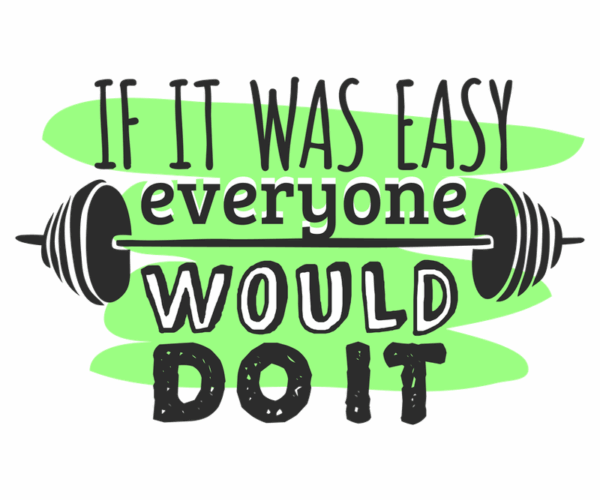 Gym Motivation - Weightlifting Typography