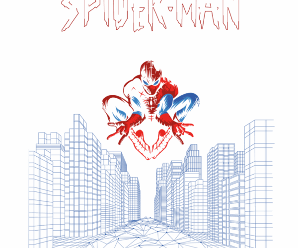 Spider-Man - Retro Cityscape