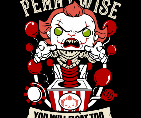 Pennywise Jack-in-the-Box - Chibi Horror