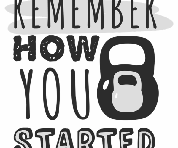 Fitness Kettlebell - Motivational Reminder