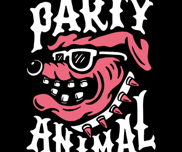 Party Animal - Punk Bulldog