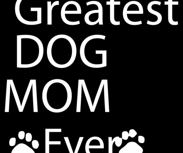Greatest Dog Mom - Paw Prints Edition