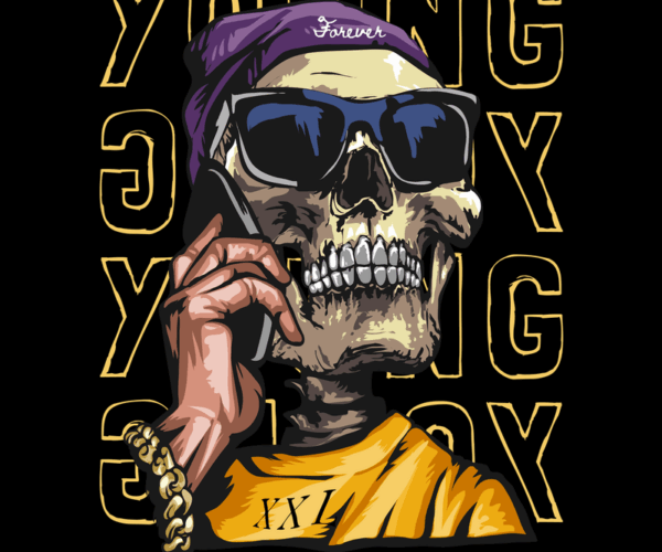 Cool Skeleton - Streetwear Icon