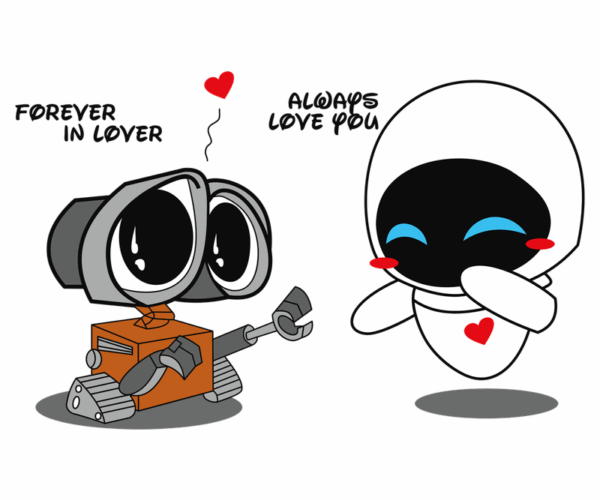 Wall-E and Eve - Forever in Love