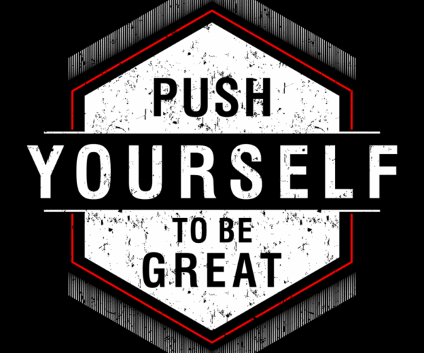 Motivational Hexagon - Greatness Awaits