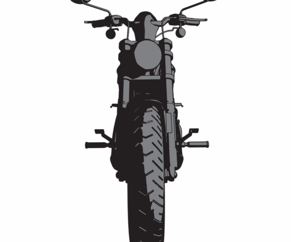 Motorcycle Vector - Simplistic Design