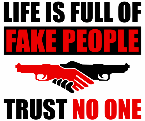 Pistol Handshake - No Trust