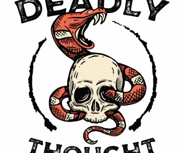 Deadly Thought - Snake & Skull
