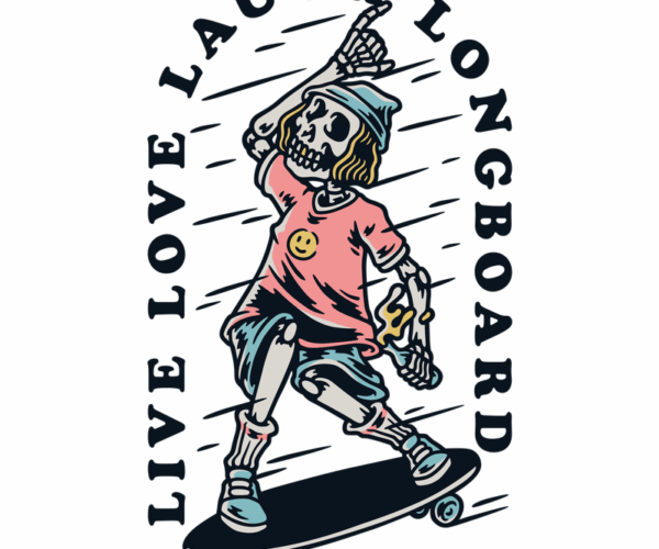 Rad Skeleton - Longboard Life