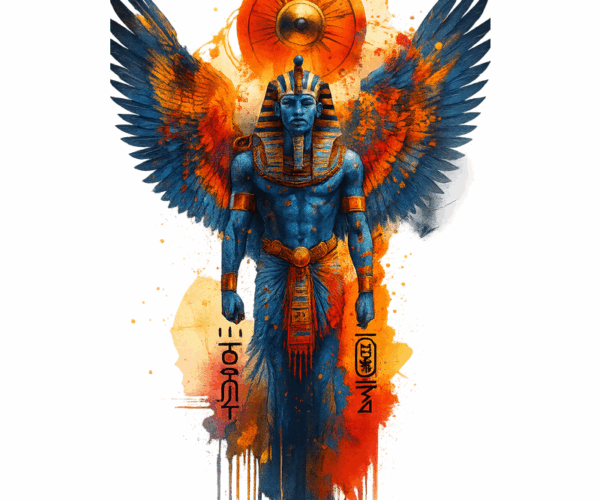 Winged Pharaoh - Celestial Guardian