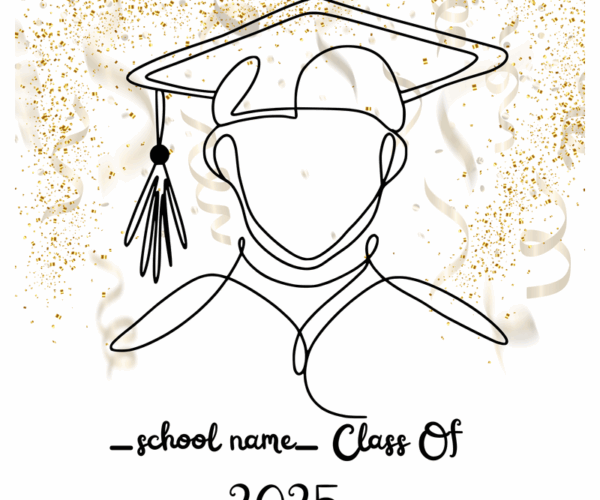 Graduation Silhouette + Class of 2025