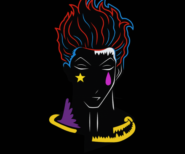 Hisoka - Neon Portrait