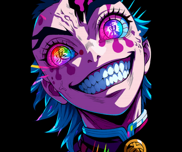 Rainbow Demon - Psychotic Grin Edition