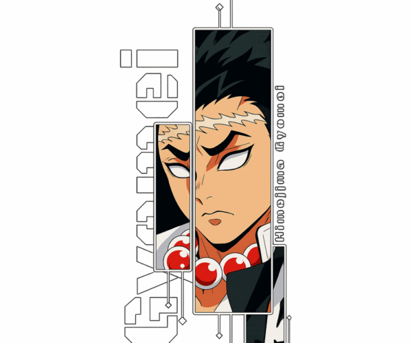 Himejima Gyomei - Stone Hashira Portrait