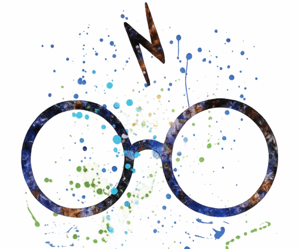 Wizard Specs - Watercolor Splatter