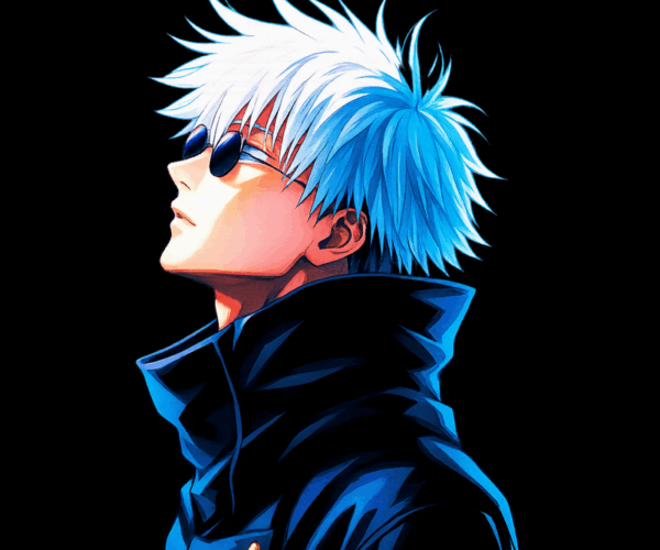 Gojo Satoru - Anime Portrait Style