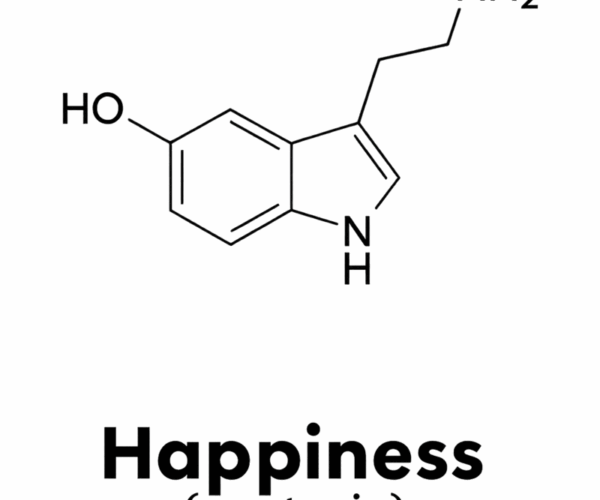 Serotonin Structure - Happiness Chemical