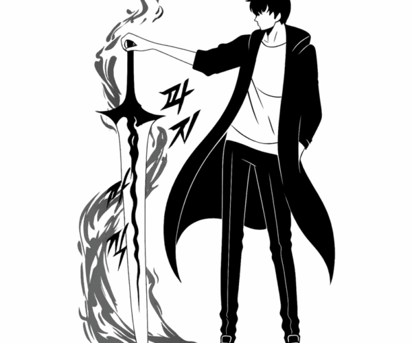 Shadow Sword Wielder - Anime Power Design